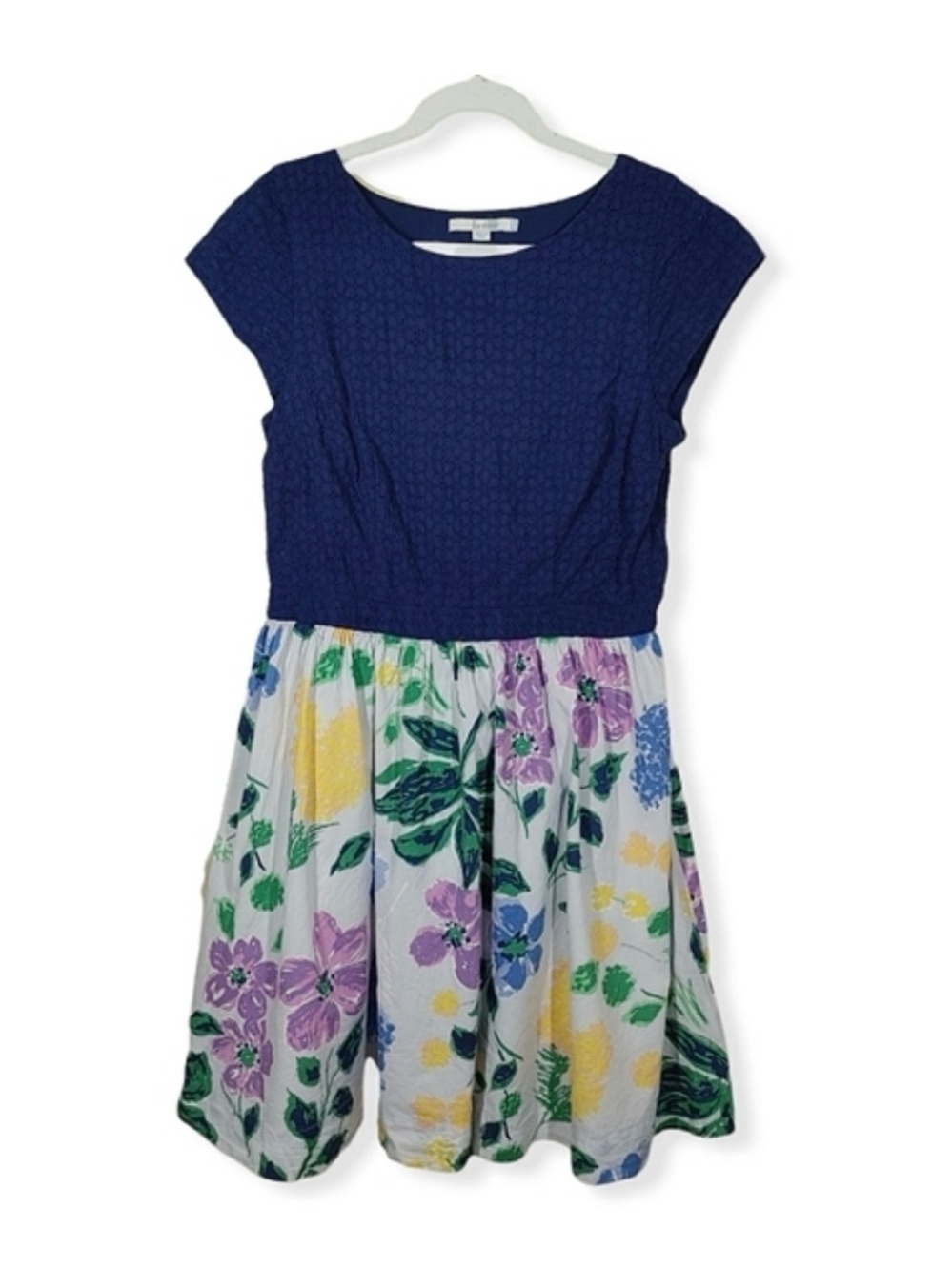 Boden Rosalyn Floral Eyelet Dress Size 12
